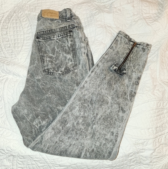 80's Action West Acid Wash Jeans 9/10 - Picture 1 of 16